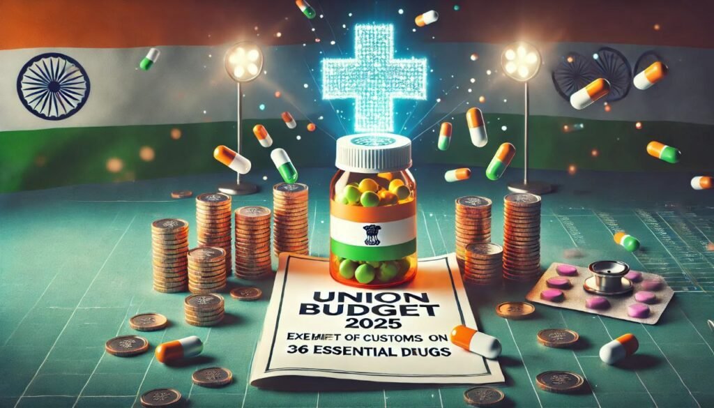Union Budget 2025: Exemption of Custom Duty on 36 Life-Saving Medicine