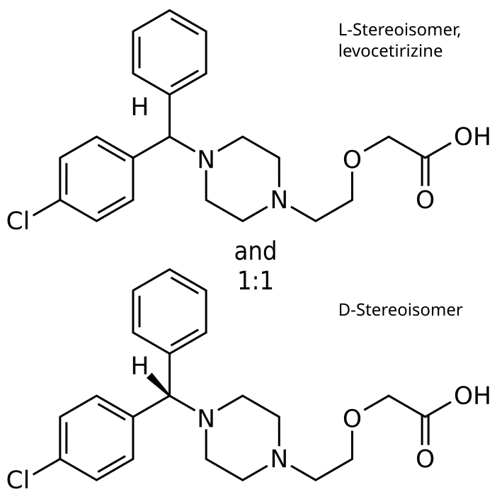 Cetirizine structure